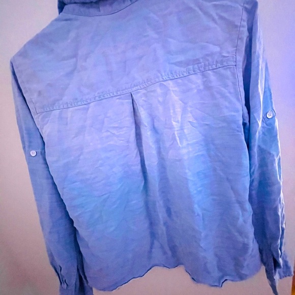 Women’s Bella Dahl Light Blue Wash Button-Up Shirt LIKE NEW size XS - Picture 6 of 15